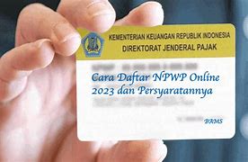 Cara Daftar Baru Npwp Online